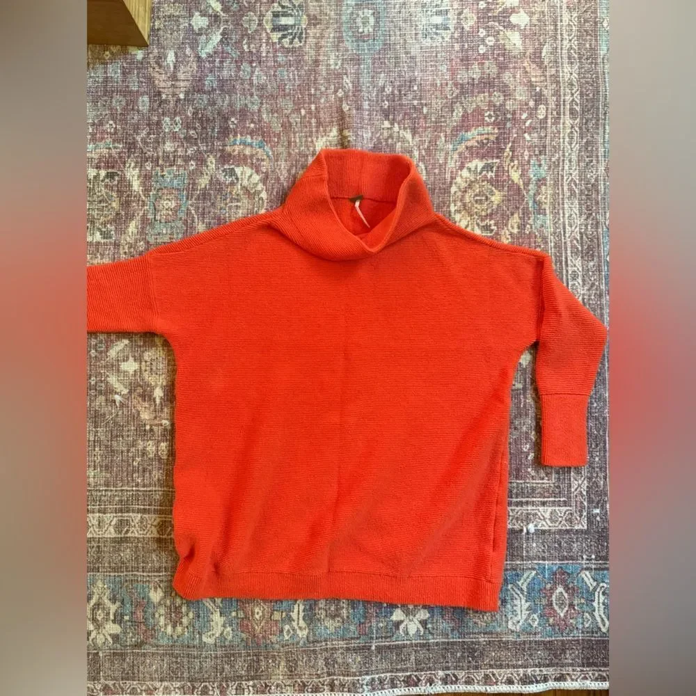 Free People Red Turtleneck Sweater - Picture 13 of 14